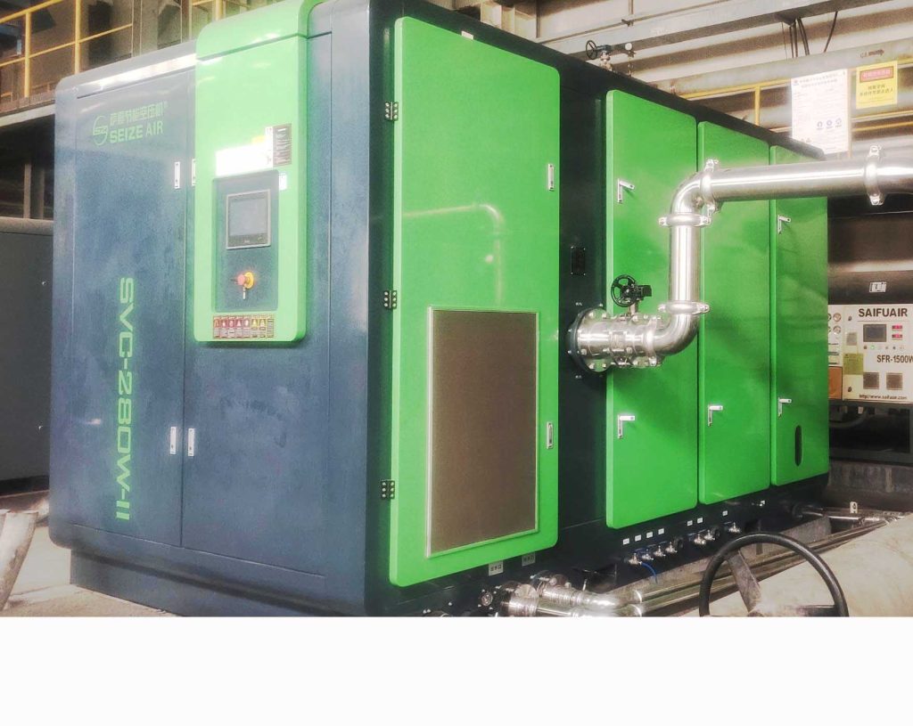 纺织行业空压机品牌优选:萨震节能空压机