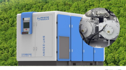 空压机升级换代？看这里！萨震干式无油双级螺杆空压机！