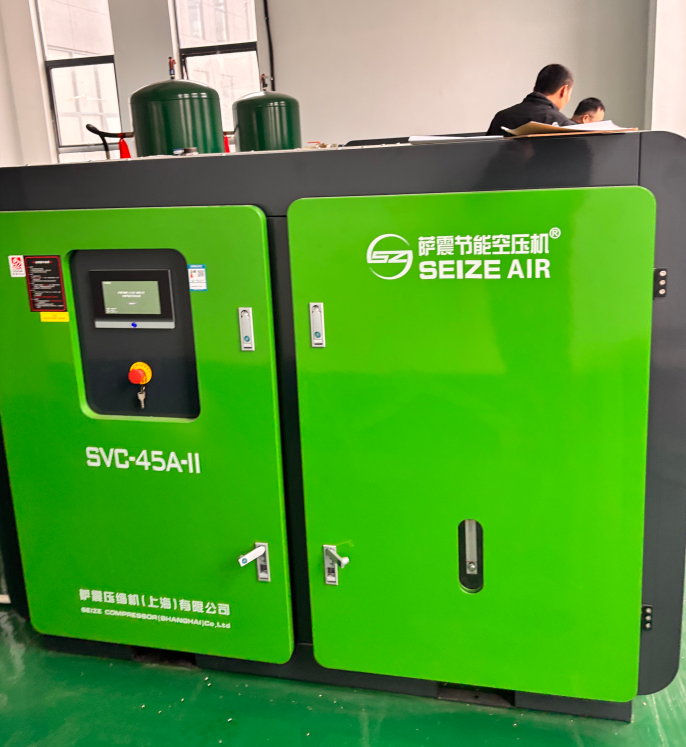 萨震永磁变频螺杆双级空压机