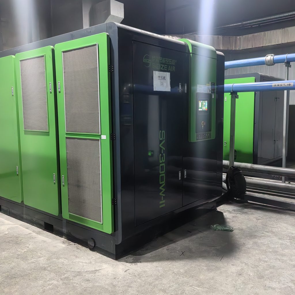 老客户复购：萨震300kW变频空压机助力半导体厂深化节能改造