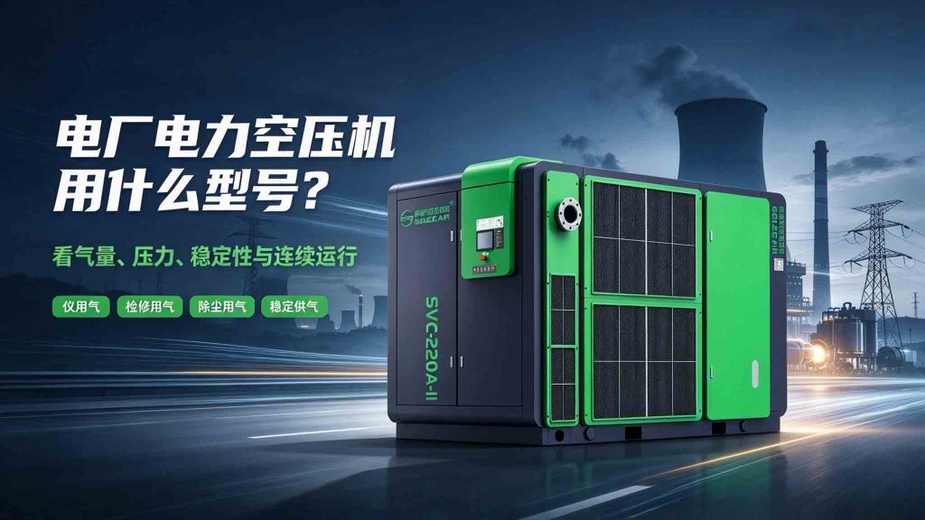 电厂电力空压机用什么型号?仪用气与杂用气怎么配
